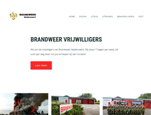 Tablet Screenshot of brandweernederweert.nl